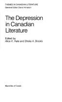 Cover for The Depression in Canadian literature
