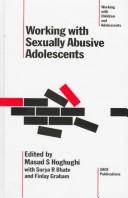 Cover for Working with sexually abusive adolescents