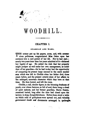Cover for Woodhill, Or, the Ways of Providence