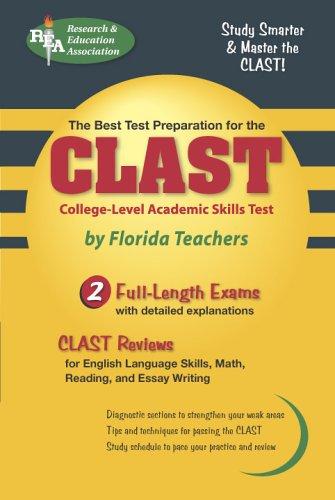 Cover for CLAST (REA) - The Best Test Prep for the College Level Academic Skills Test (Test Preps)