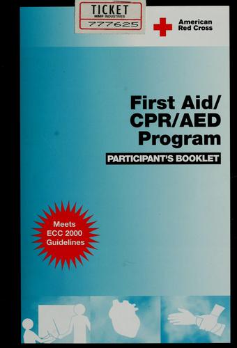 Cover for First aid/CPR/AED program