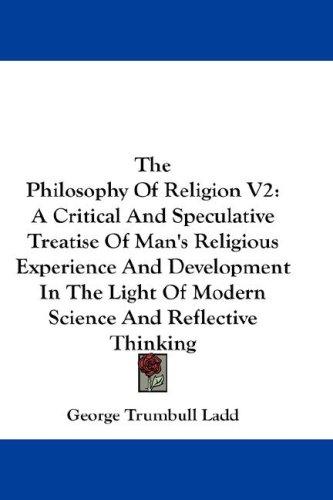 Cover for The Philosophy Of Religion V2