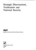 Cover for Strategic disarmament, verification and national security
