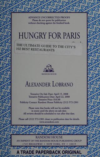 Cover for Hungry for Paris