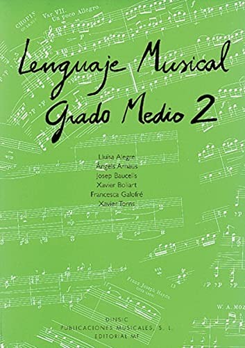 Cover for Lenguaje Musical Grado Medio 2