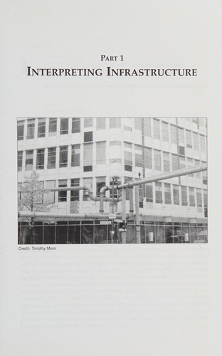 Cover for Urban infrastructure in transition