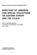 Cover for Directory of libraries and special collections on Eastern Europe and the U.S.S.R.