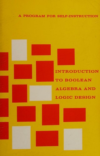 Cover for Introduction to Boolean algebra and logic design