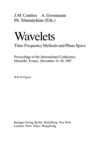Cover for Wavelets