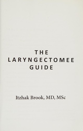 Cover for The Laryngectomee Guide