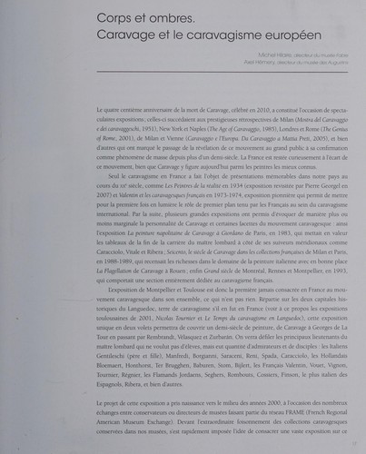 Cover for Corps et ombres