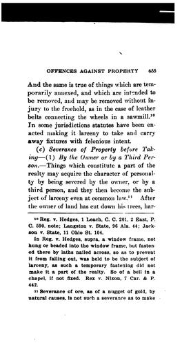Cover for treatise on the law of crimes (Clark & Marshall)