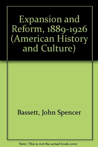 Cover for Expansion and reform, 1889-1926