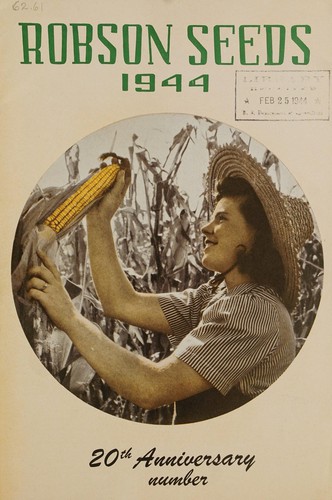 Cover for Robson seeds, 1944