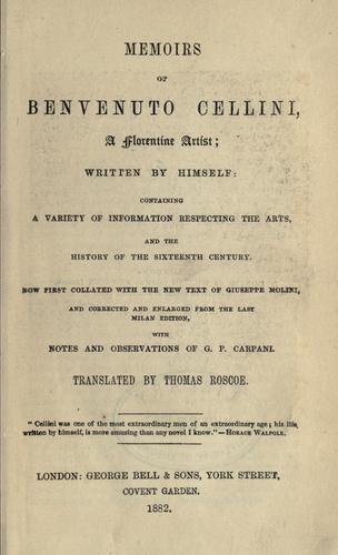 Cover for Memoirs