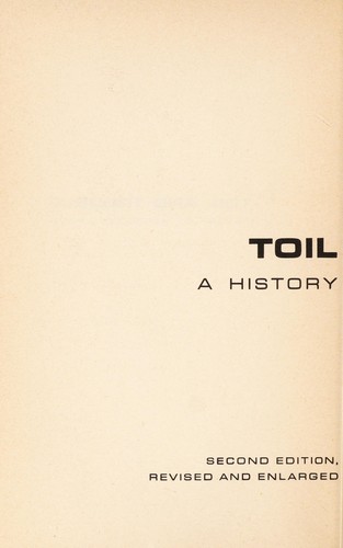 Cover for Toil and trouble