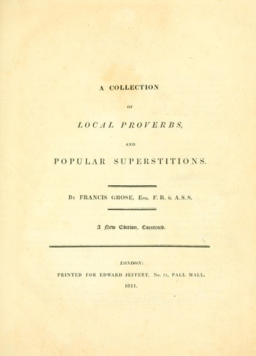 Cover for A provincial glossary