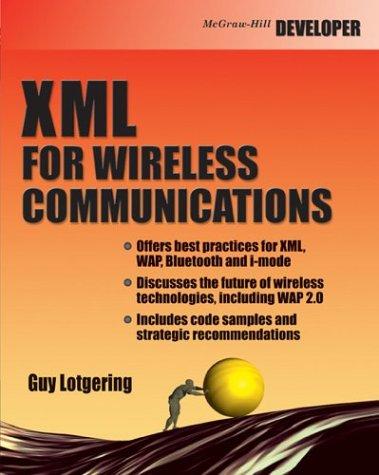 Cover for XML for Wireless Communication with CDROM