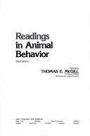 Cover for Readings in animal behavior