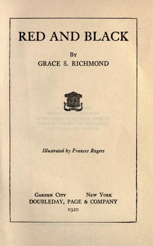 Cover for Red and black