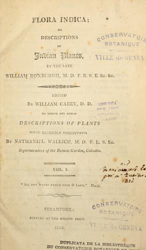 Cover for Flora Indica