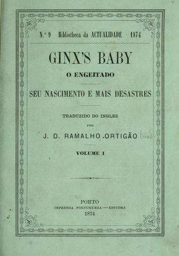 Cover for Ginx's baby: o engeitado: seu nascimento e mais desastres.