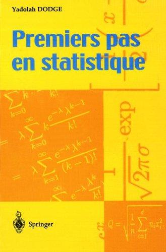 Cover for Premiers pas en statistique