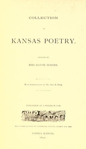Cover for Collection of Kansas poetry.