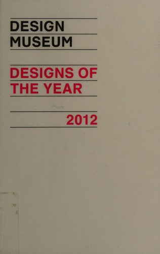 Cover for Designs of the year 2012