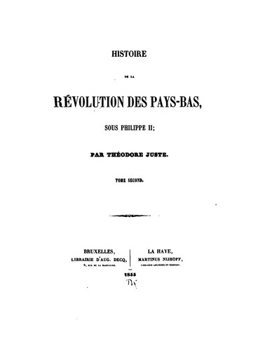 Cover for Histoire de la révolution sous Philippe II.