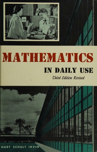 Cover for Mathematics in daily use