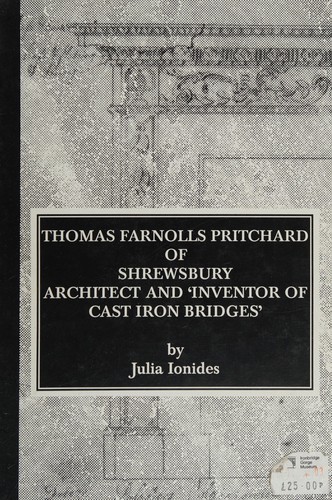 Cover for Thomas Farnolls Pritchard of Shrewsbury