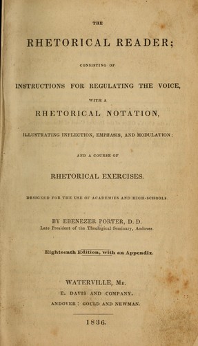 Cover for The rhetorical reader