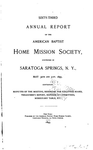Cover for Annual Report