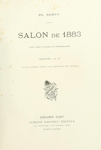 Cover for Salon de ...