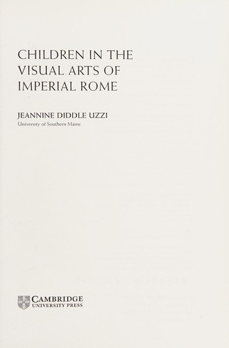 Cover for CHILDREN IN THE VISUAL ARTS OF IMPERIAL ROME.
