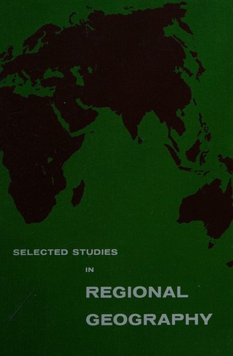 Cover for Selected studies in regional geography