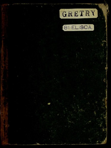 Cover for Elisca, ou, L'habitante de Madagascar