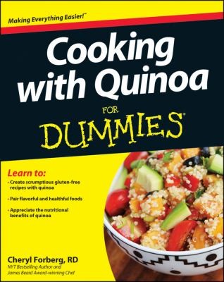 Cover for Cooking With Quinoa For Dummies