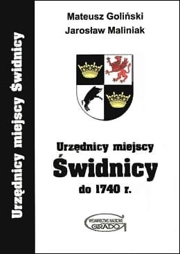 Cover for Urzędnicy miejscy Świdnicy do 1740 r.
