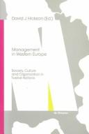 Cover for Management in Western Europe