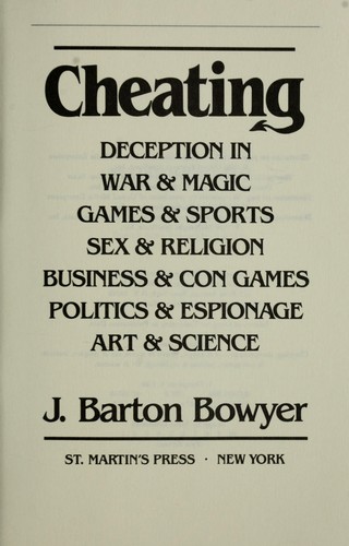 Cover for Cheating