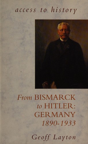 Cover for From Bismarck to Hitler