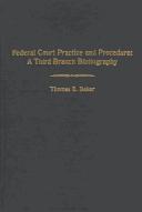 Cover for Federal Court Practice and Procedure