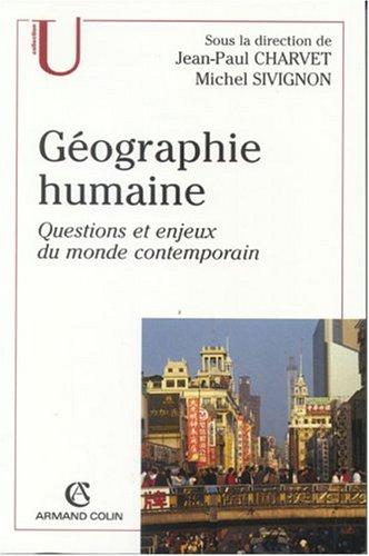 Cover for Géographie humaine