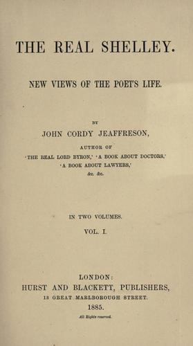 Cover for The real Shelley