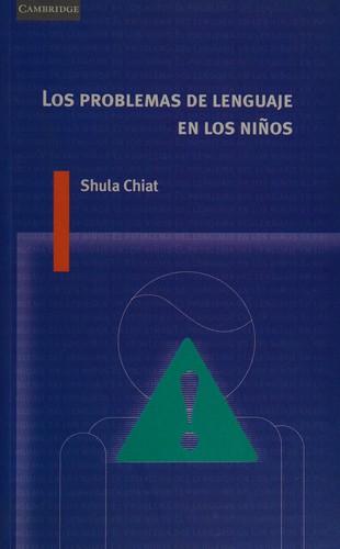 Cover for Los problemas de lenguaje en los niños
