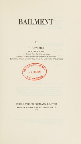 Cover for Bailment