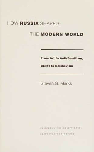 Cover for How Russia shaped the modern world