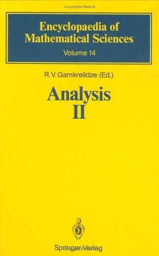 Cover for Analysis II